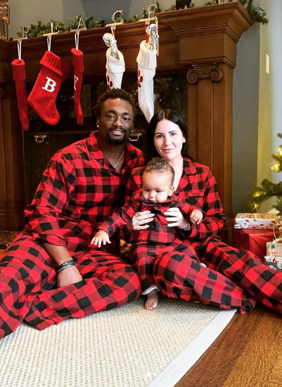 Corey with his wife & daughter