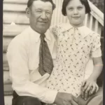 Grace with her father