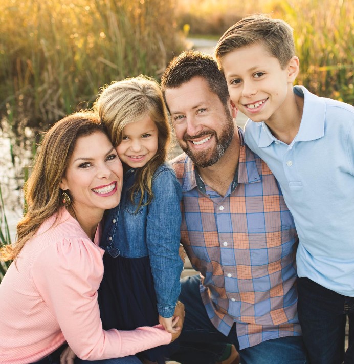 Jamie Little With Her Family