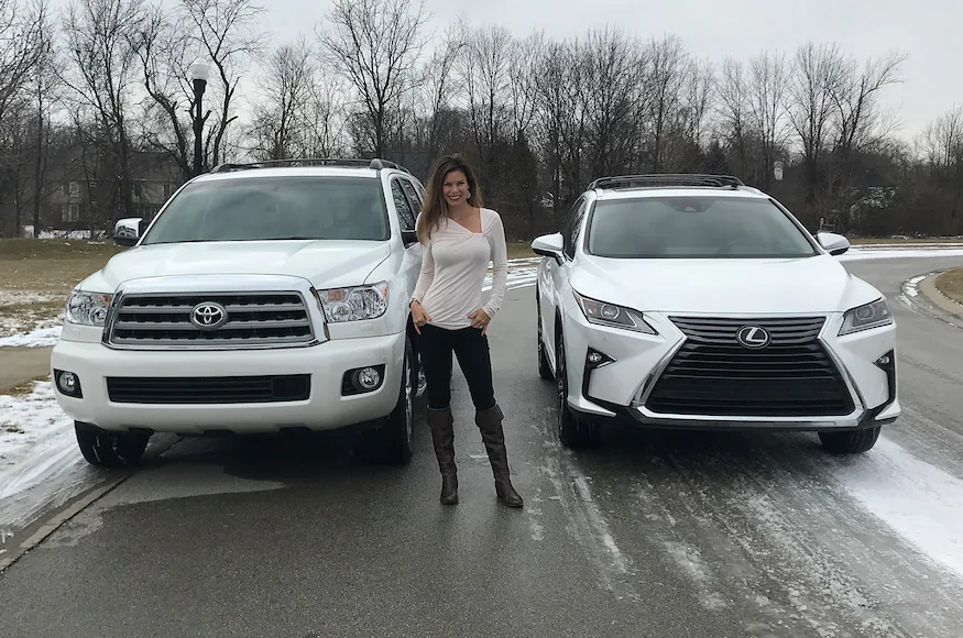 Jamie With Her Cars