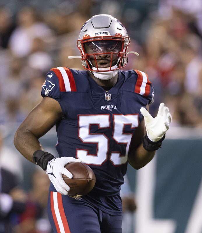 Josh Uche in the New England Patriots jersey (Source: Pats Pulpit)