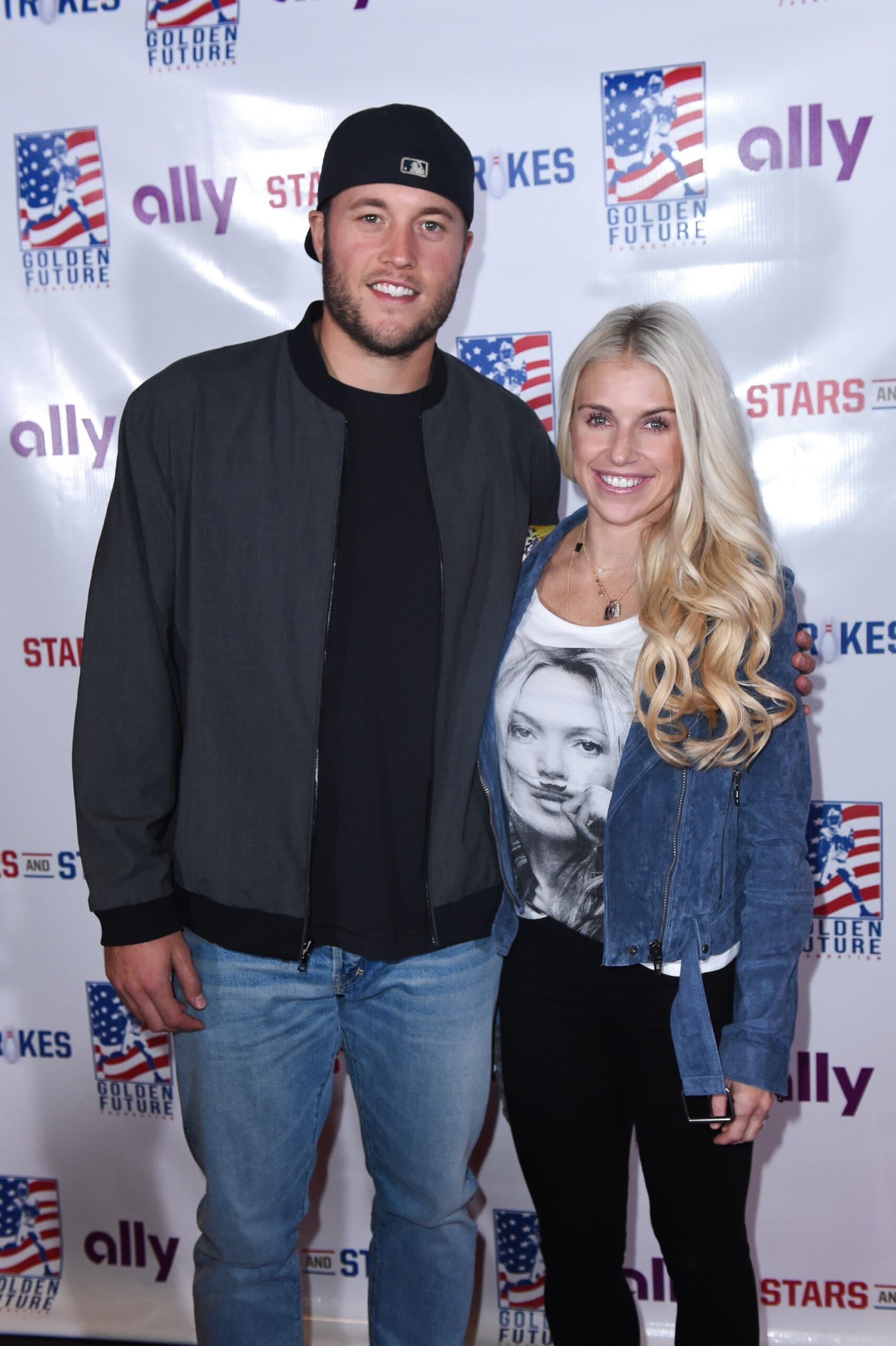 Kelly and Matthew Stafford