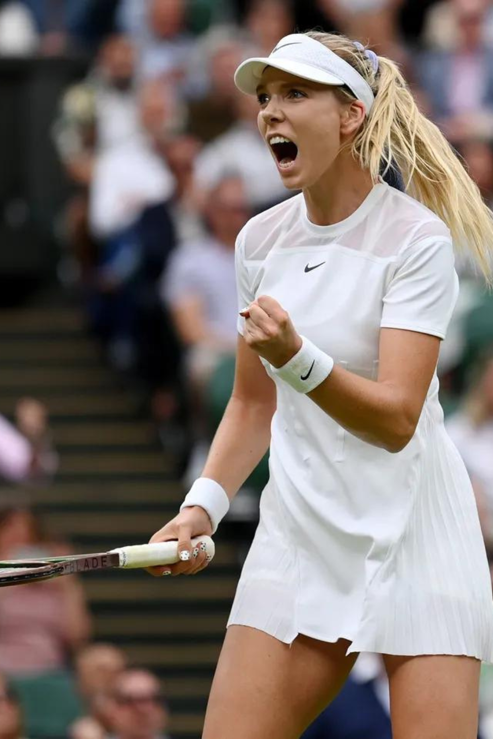 Katie, After Her Win At Wimbledon Against Pliskova