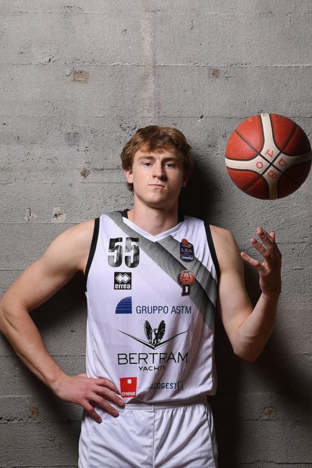 JP Macura Posing With A Ball 