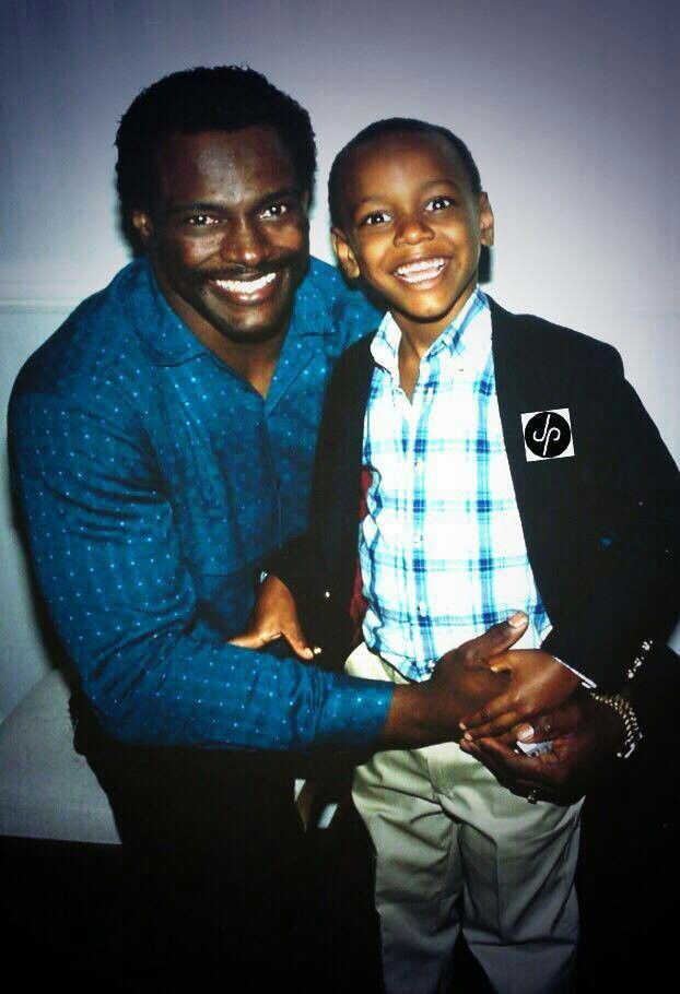 Jarrett Payton and His Father Walter Payton 