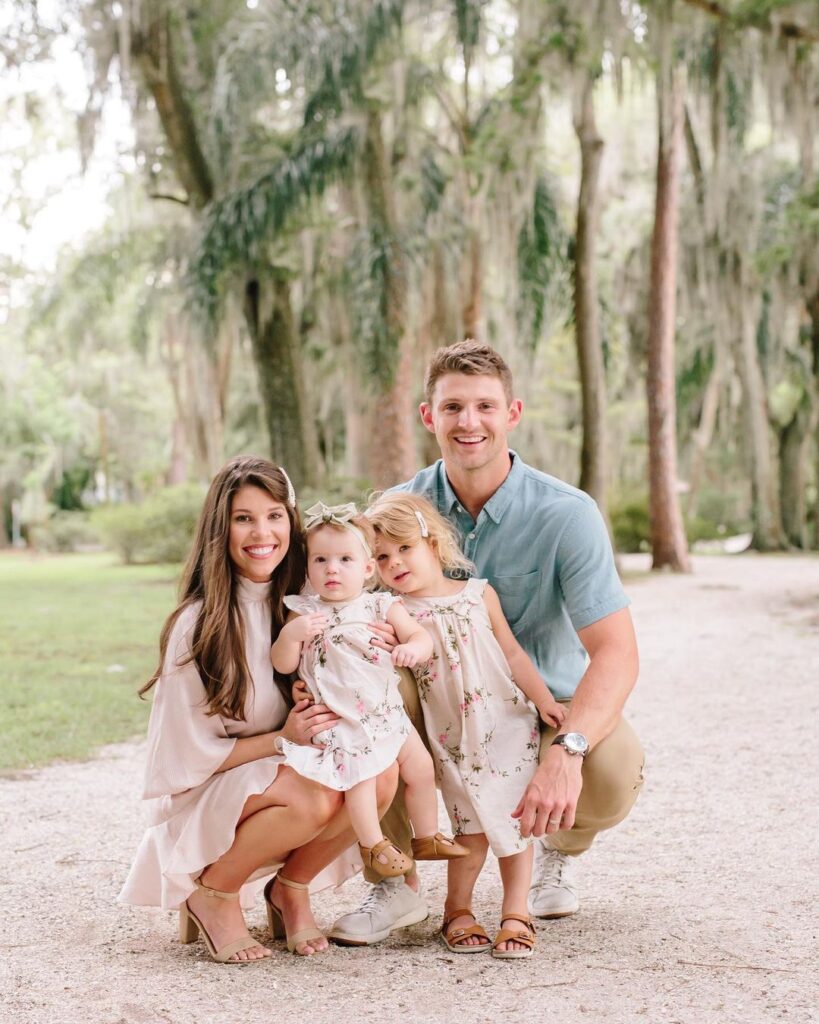 Jeff Driskel with his small family of four (Source: Instagram)