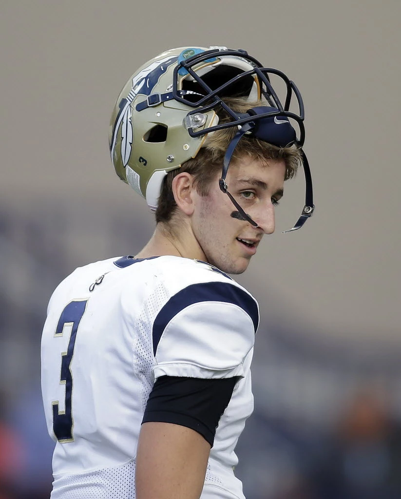 Rosen During His High School Football Days 