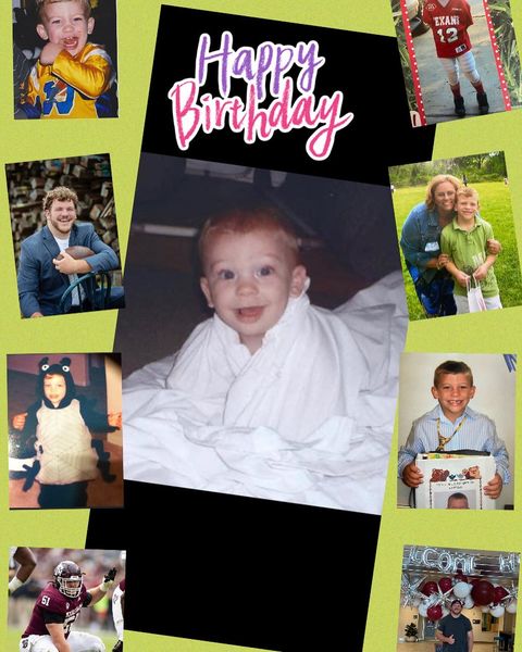 Some pictures of young Bryce by his mother, Heidi on his birthday