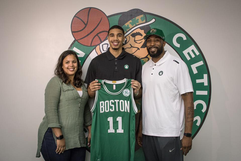 Jayson Tatum Shares A Special Moment With His Parents