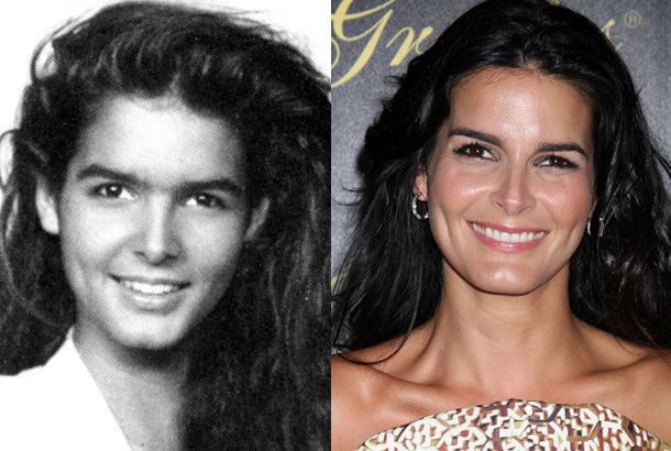 Angie Harmon Yearbook Photo 1990 