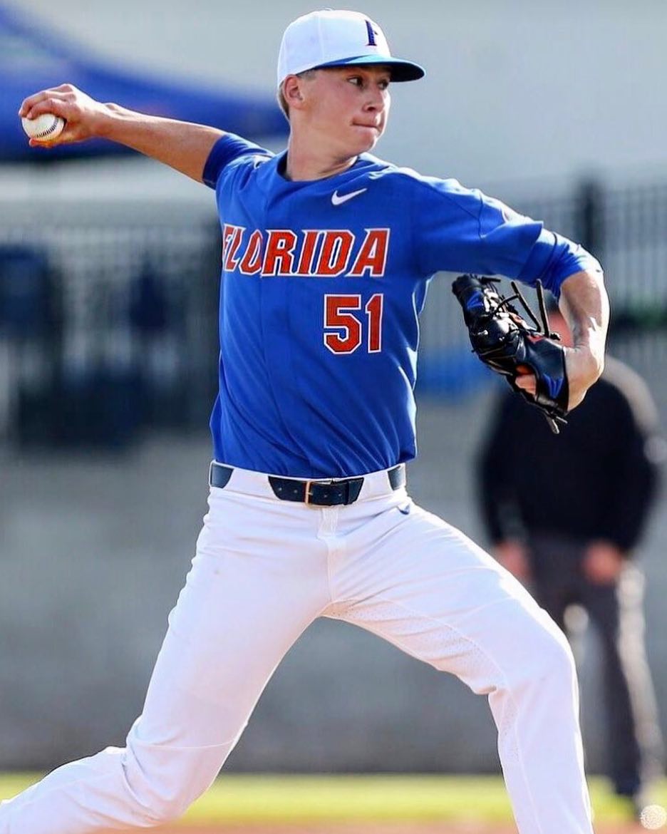 Brady Singer Baseball Pitching