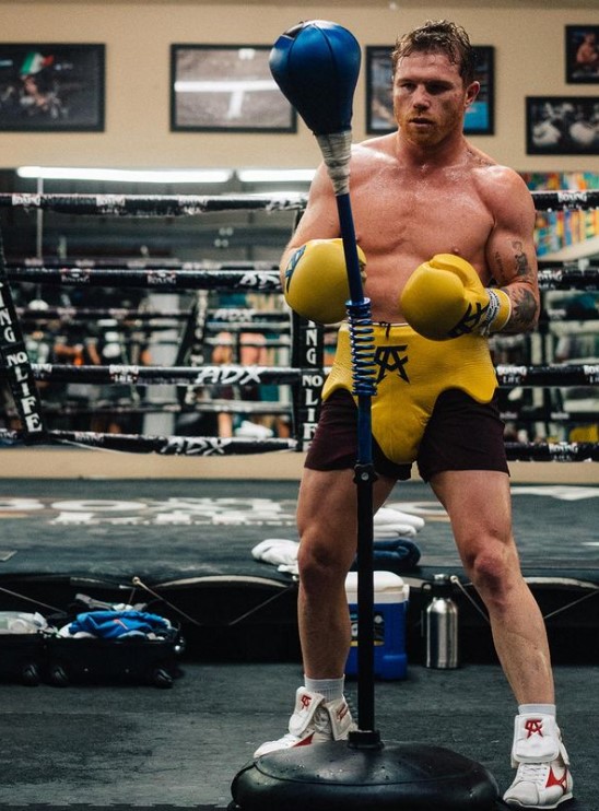 Canelo At The Gym