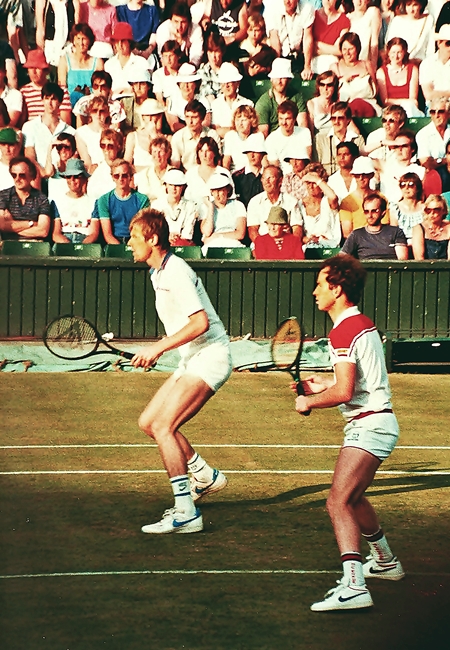 Fleming-and-John-McEnroe_Wimbledon_1980s