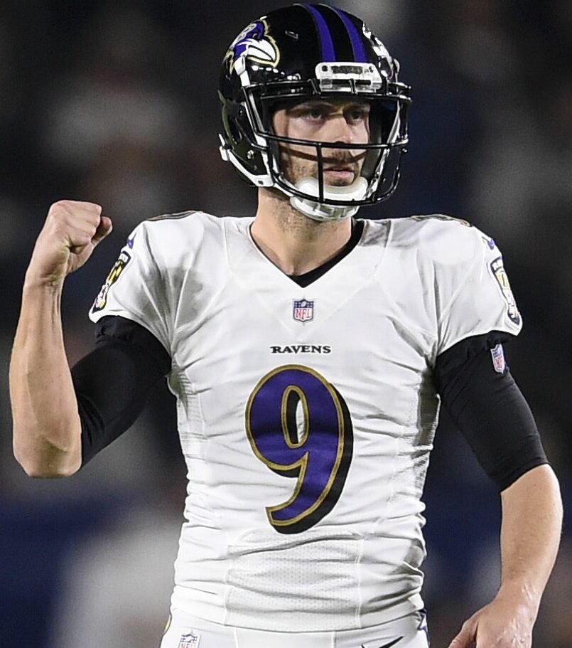 Justin Tucker in the Baltimore Ravens jersey (Source: The Baltimore Times)