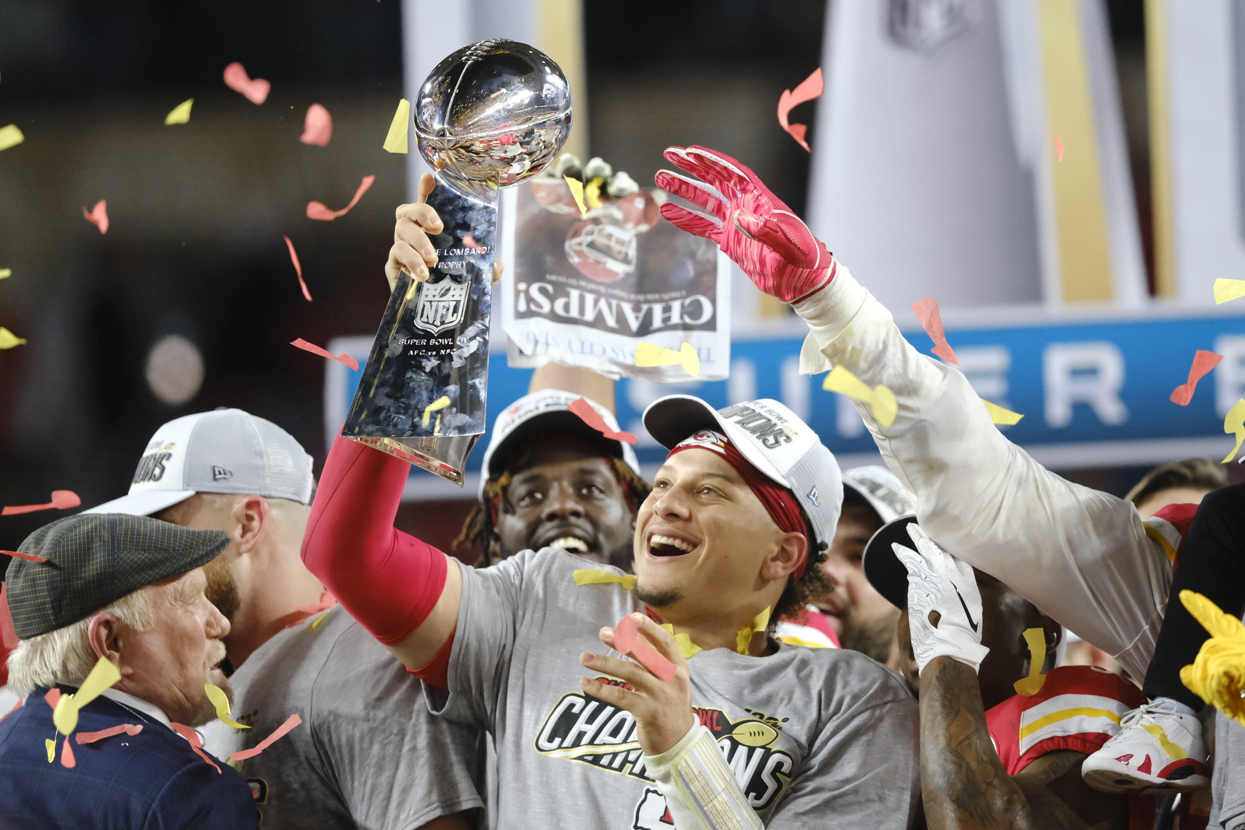 Patrick Mahomes reacts to winning his 2nd Super Bowl MVP 🏆