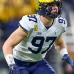 NFL-star-Aidan-Hutchinson-in-his-college-team-jersey (Source: Maize n Brew)