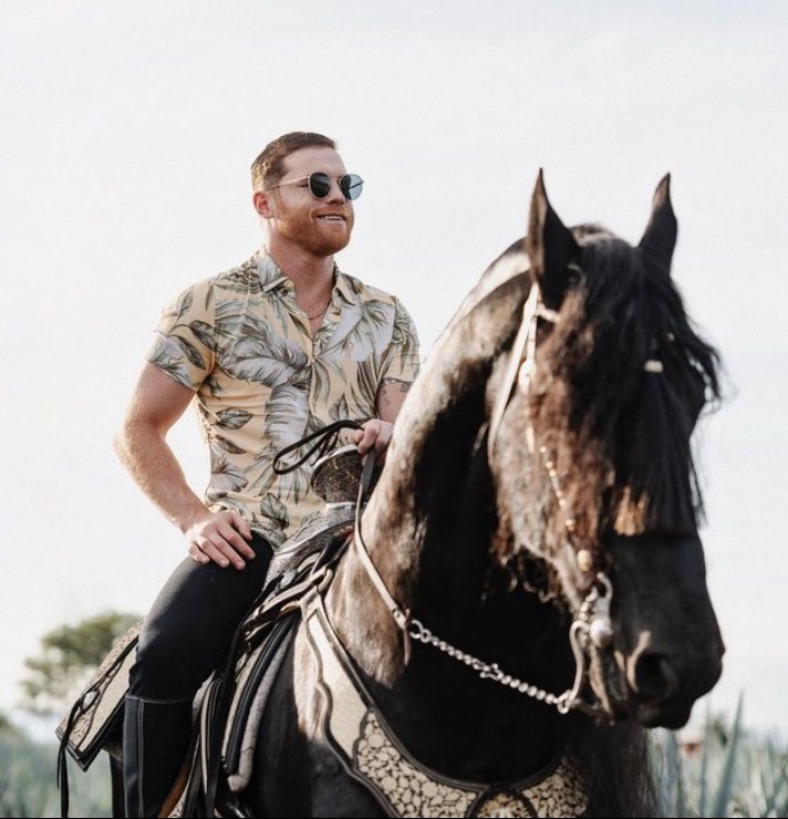 Papi Enjoying His Horse Ride