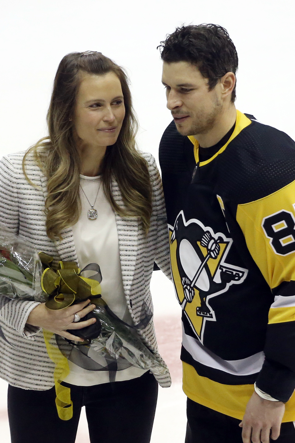 Kathy Leutner With Her Boyfriend Sidney Crosby