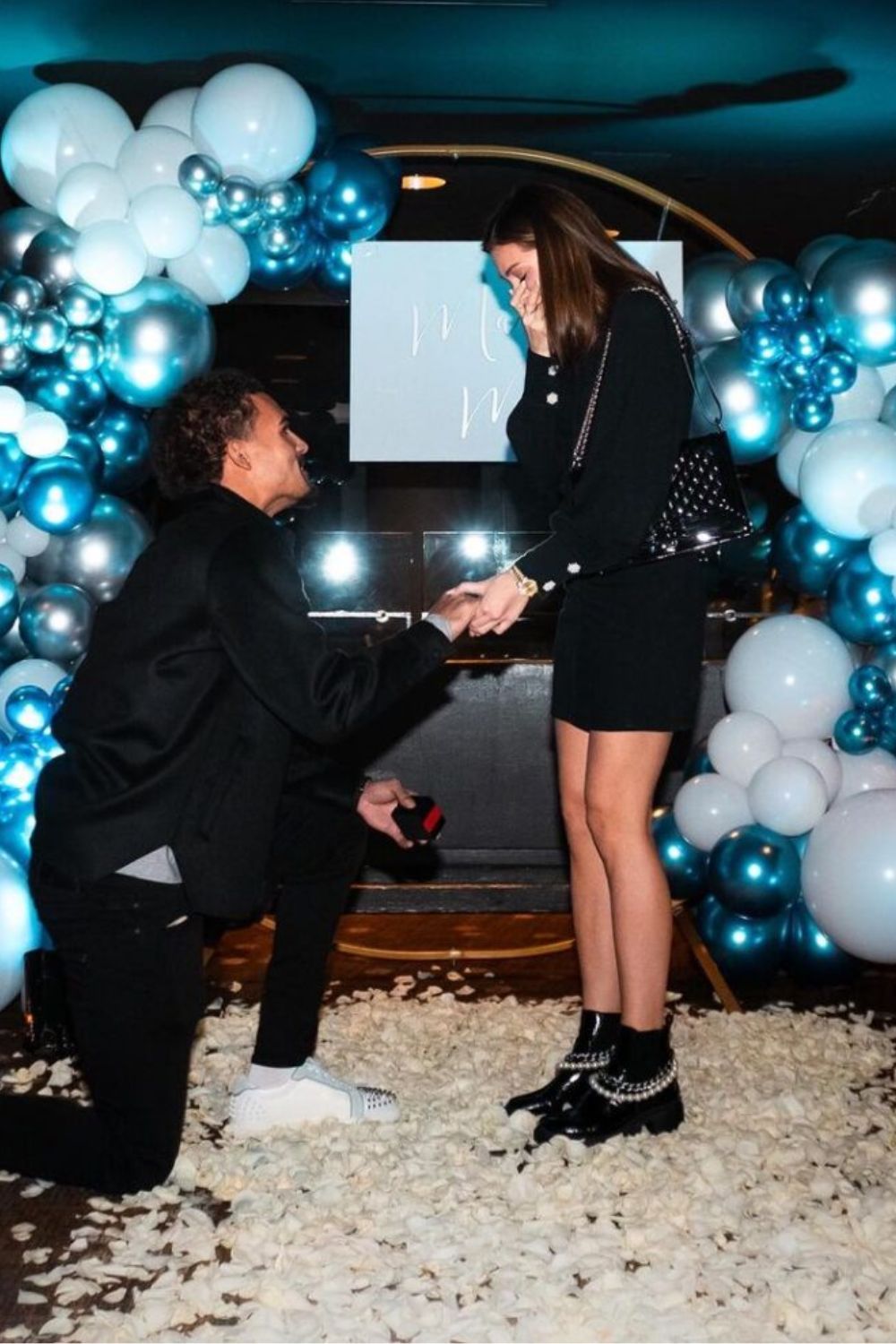 Trae Young Proposed To Shelby Miller. (Source: Instagram)