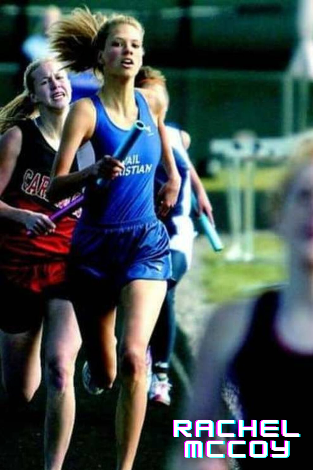 Rachel Running In Track