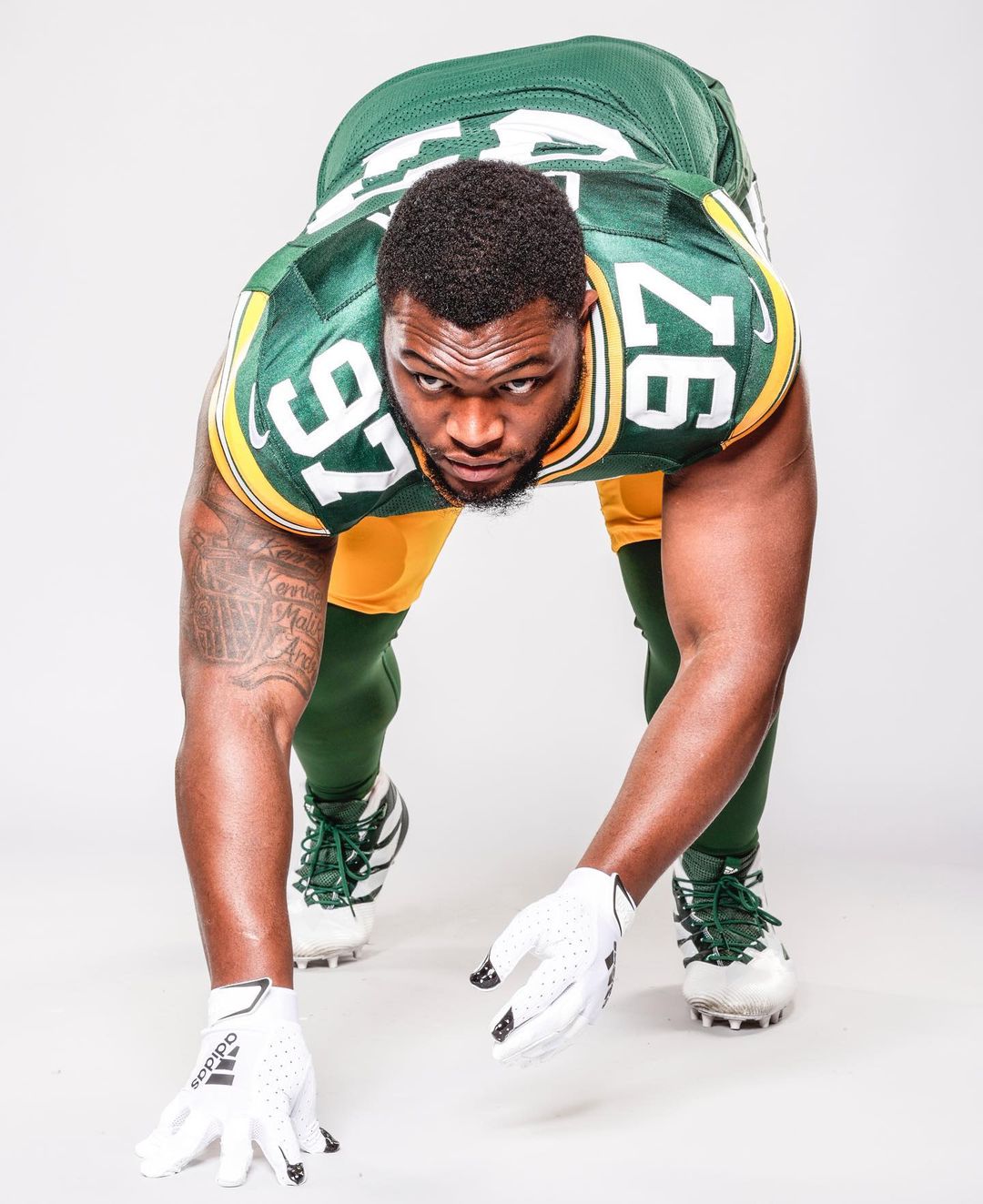 Kenny Clark an American football nose tackle for the Green Bay Packers of the NFL (Source: Instagram)