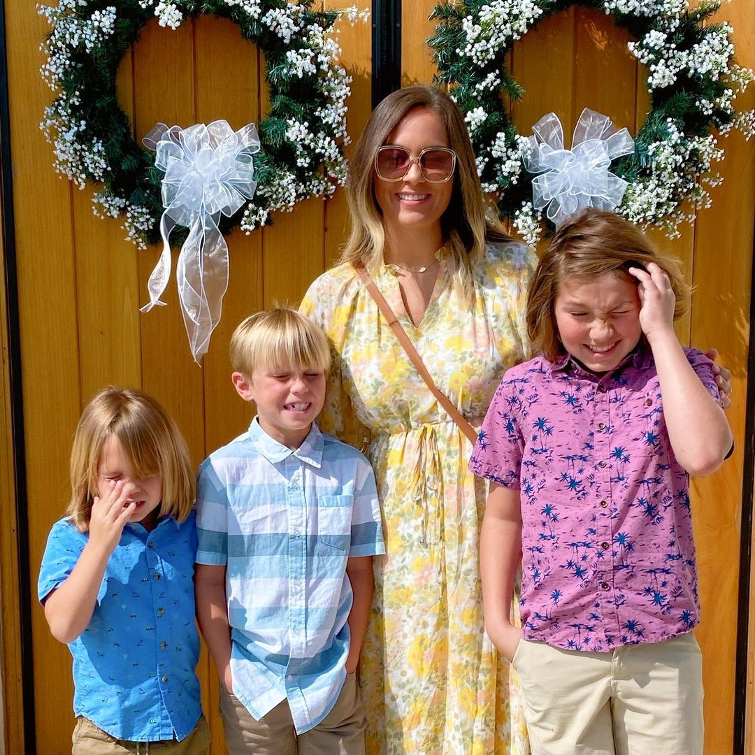 Brittany Favre With Her Three Sons