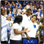 Darius Miller Hugging His Mother
