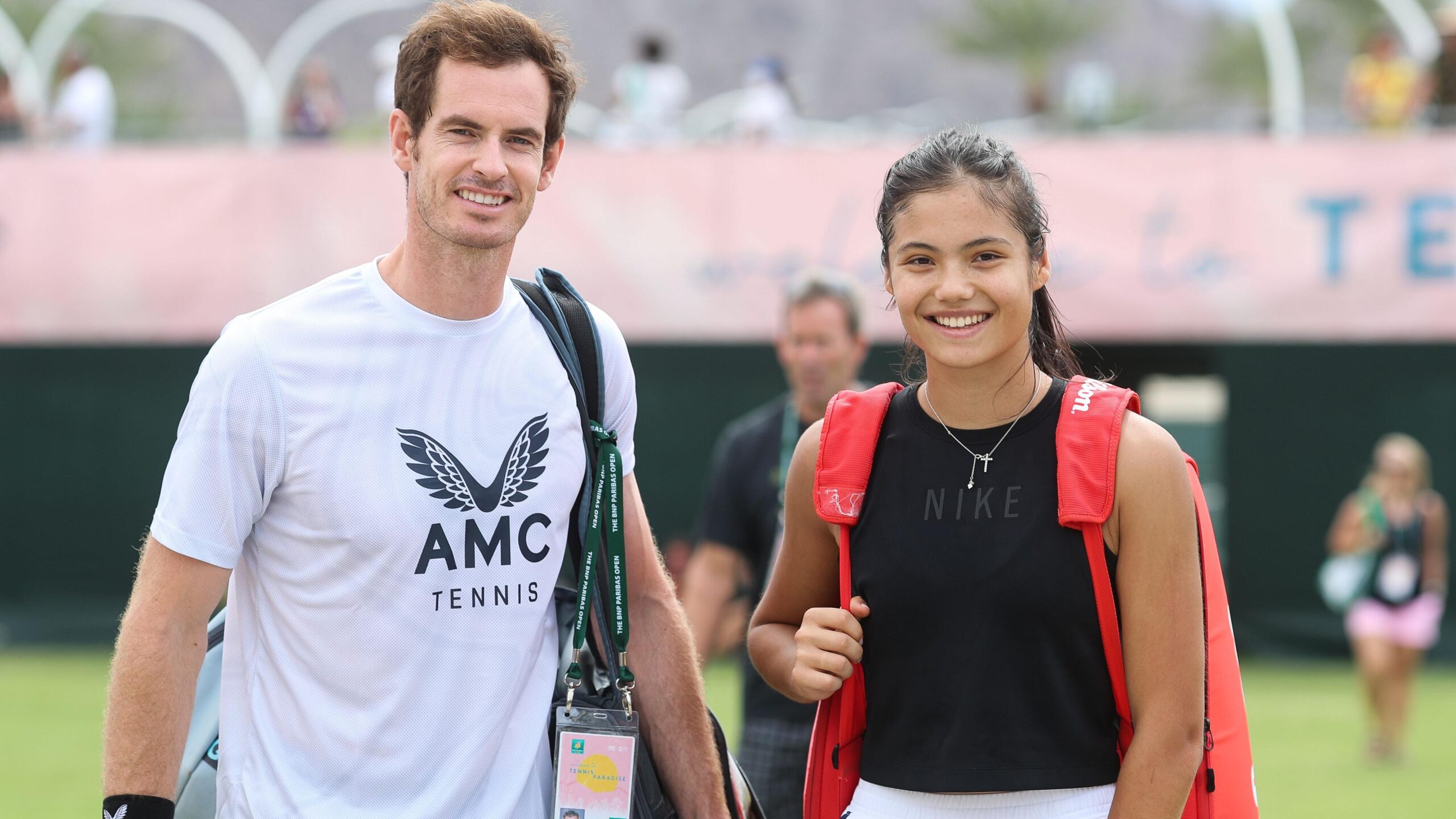 Emma Raducanu With Andy Murray