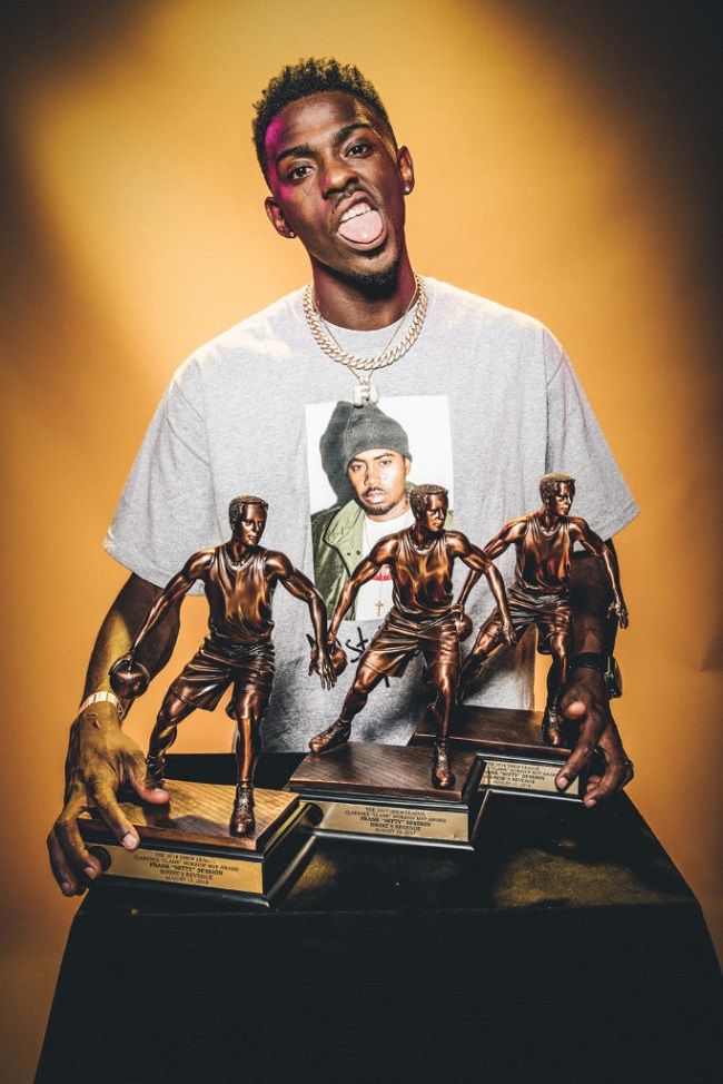 Frank Nitty With Awards (Source: Biography Mask)