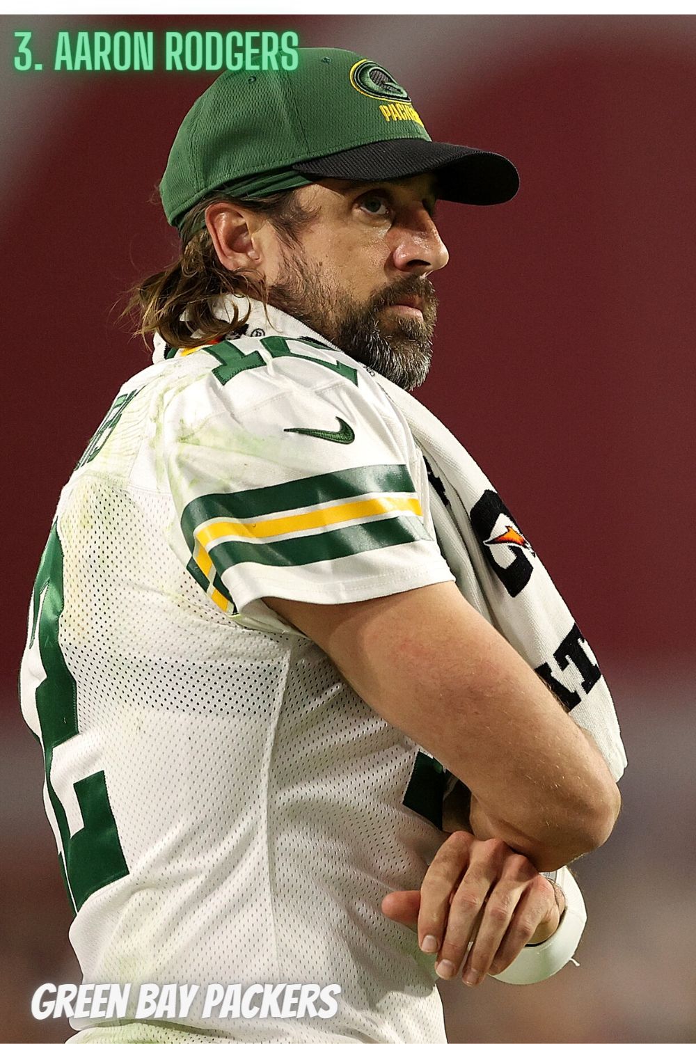 The Green Bay Packers Quarterback Aaron Rodgers 