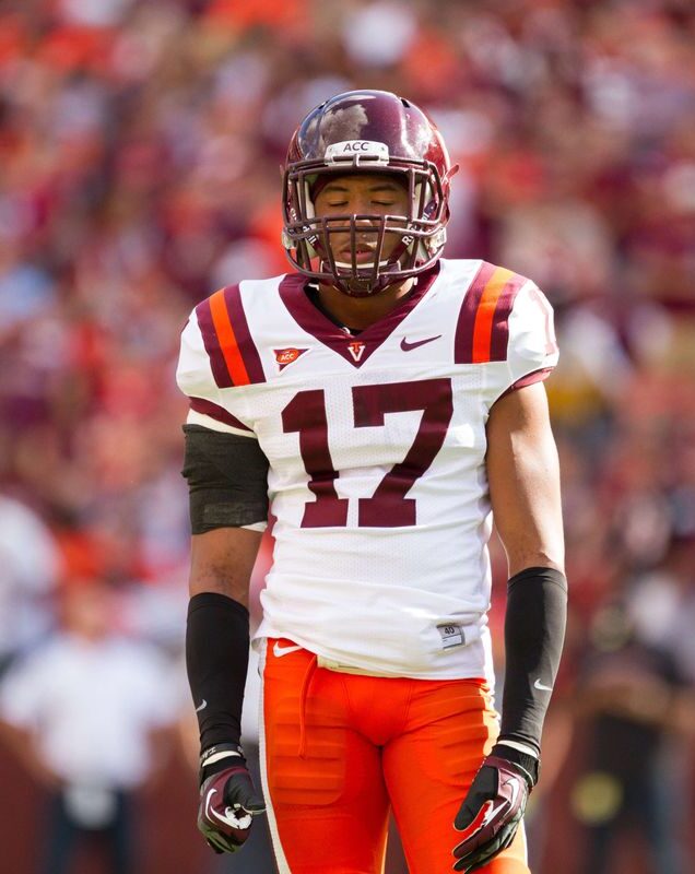 Kyle Fuller in his college team jersey (Source: Gang Green Nation)