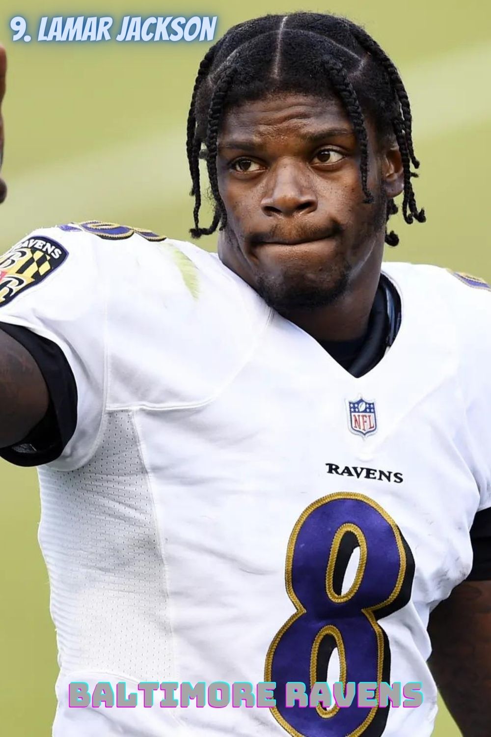 Baltimore Ravens QB Lamar Jackson 