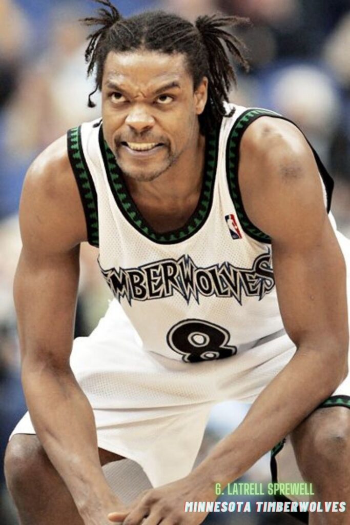 Latrell Sprewell For The Minnesota Timberwolves