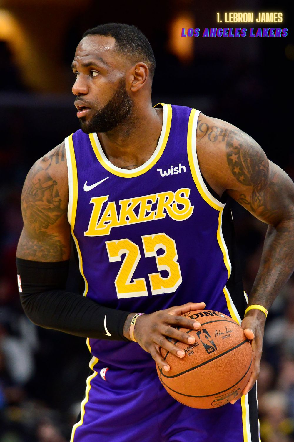 LeBron James For The Los Angeles Lakers