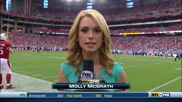 Molly McGrath During Her Time At Fox Sports