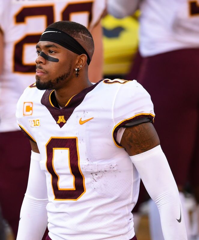 Rashod Bateman in his college team jersey (Source: The Daily Gophers)