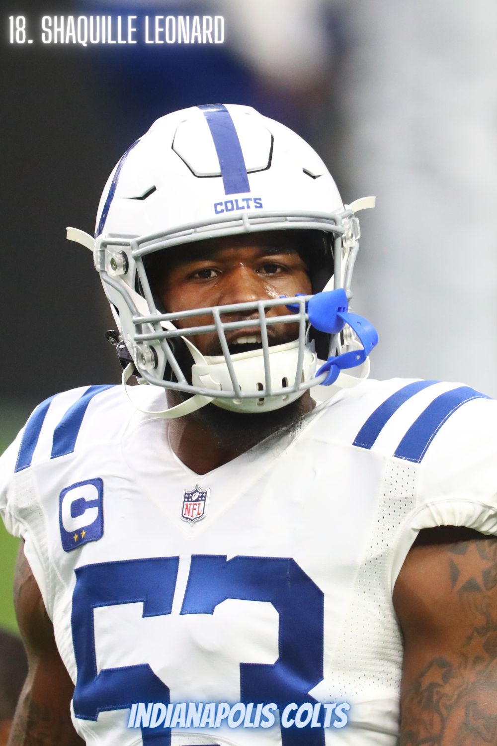 Shaquille Leonard For Indianapolis Colts 