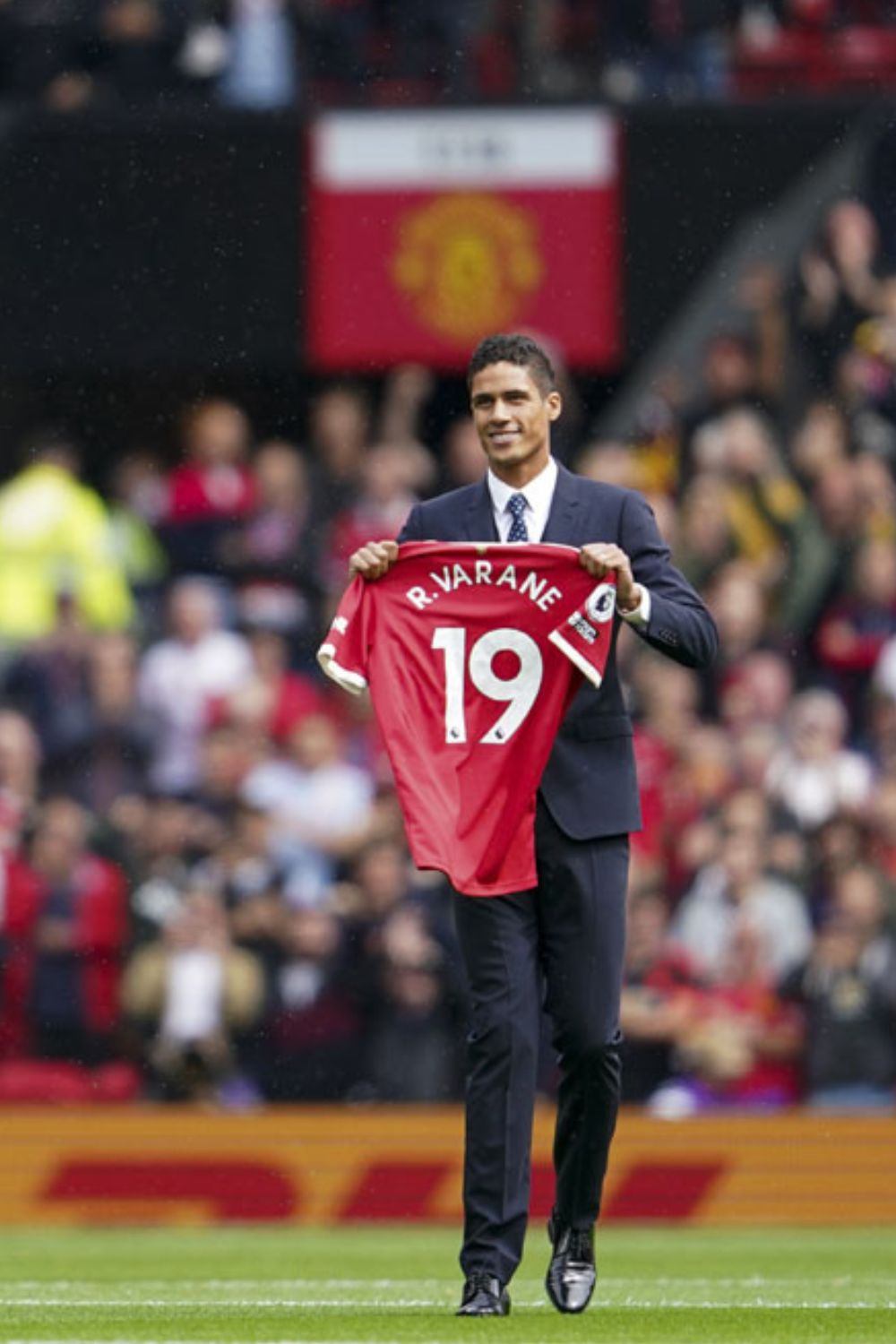 Varane With His United Jersey (Courtesy The Indian Express)