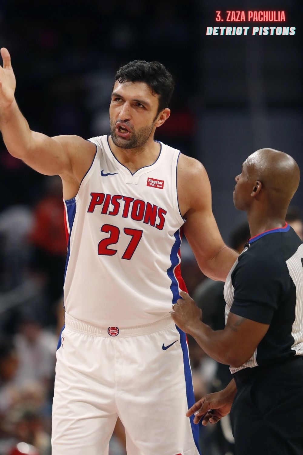 Zaza Pachulia For The Detroit Pistons