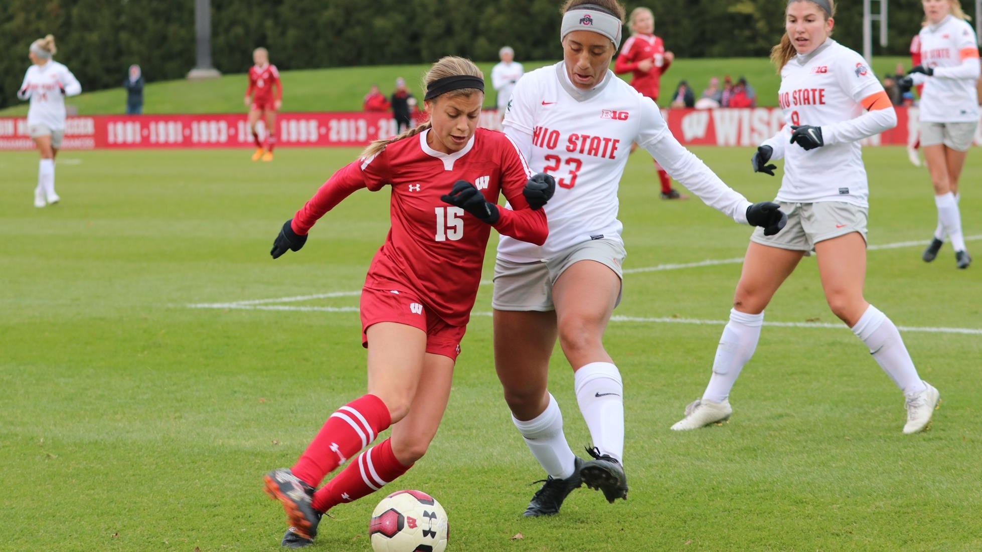 dani rhodes in action for wisconsin high school team