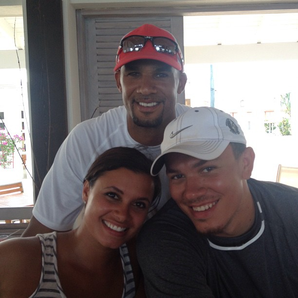 Noah With His Brother Jason And Sister Joy