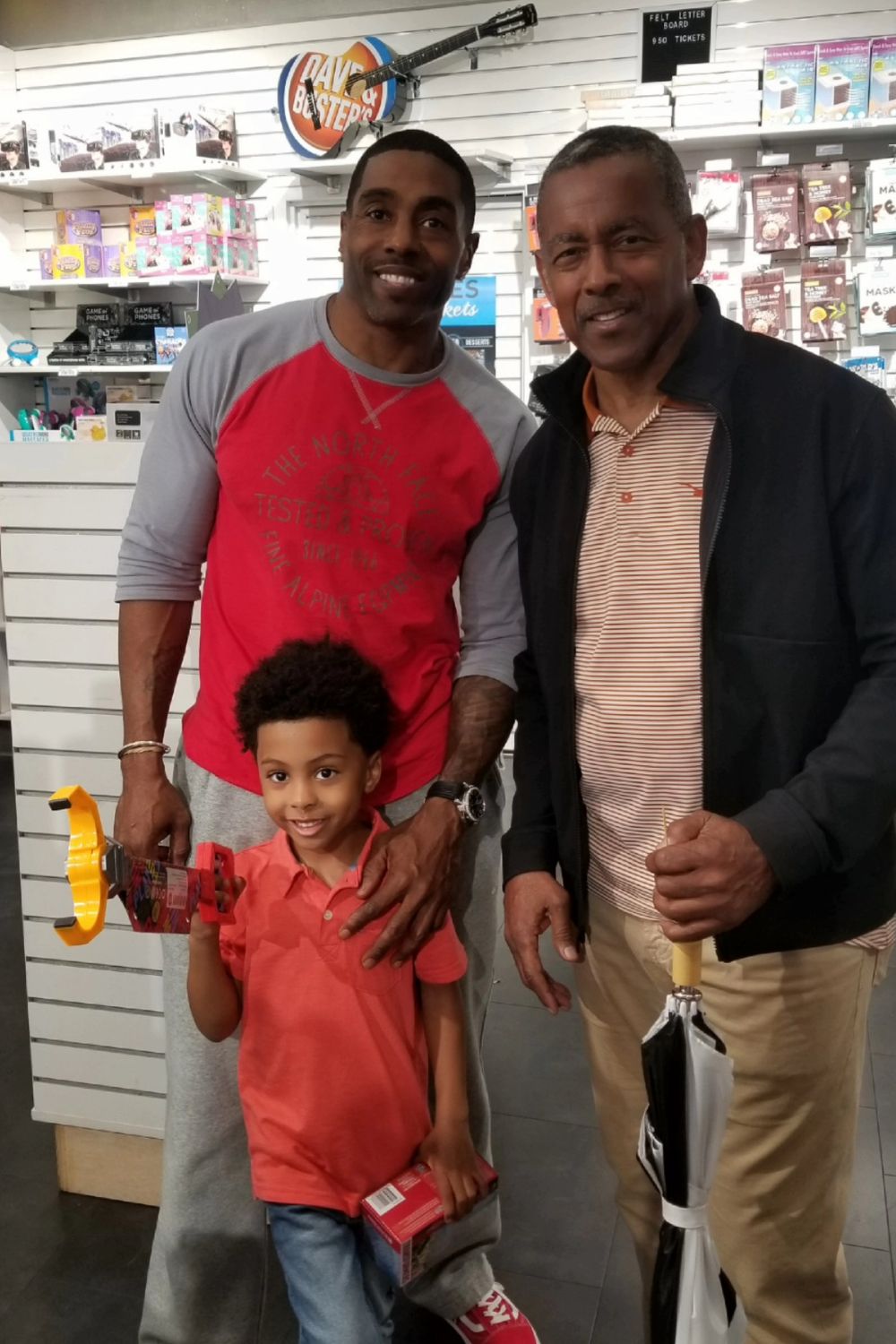 Tony Dorsett's Son Anthony Dorsett and Grandson Hawke Dorsett 