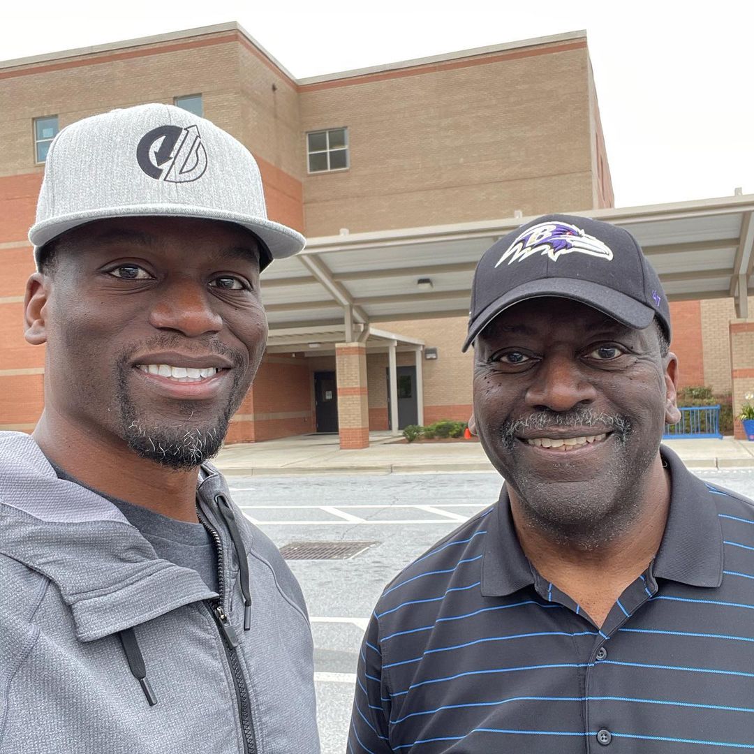 Ben Watson With His Father 
