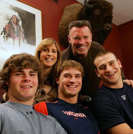 Chris Long With His Parents and Brothers 