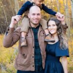 Joe Schobert with his wife, Megan Schobert and son, Simon Schobert