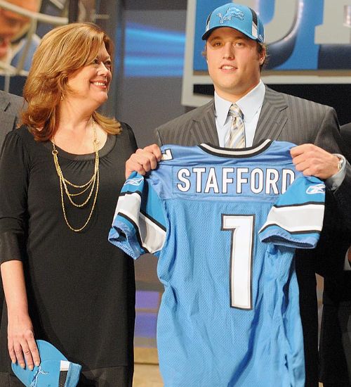 Matthew Stafford & His Mother Margaret Stafford (John's ex-wife)