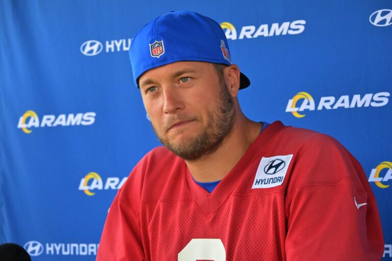 Quarterback Matthew Stafford