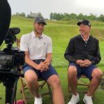 Matthew Stafford with his dad at the annual Father’s day Golf trip