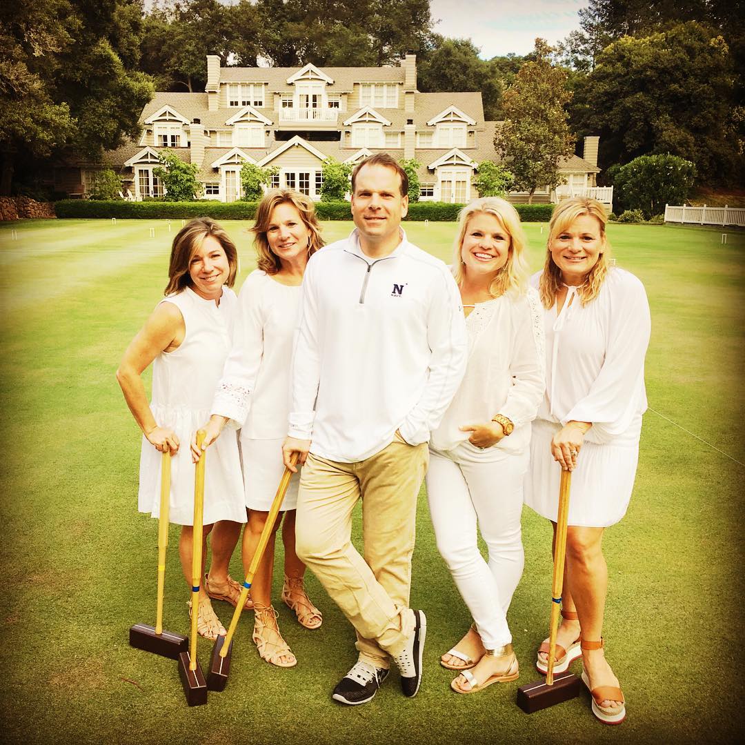 Roger With His Daughters