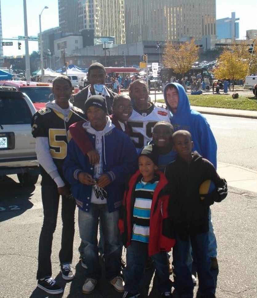 Anthony With his siblings